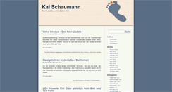 Desktop Screenshot of kai-schaumann.de