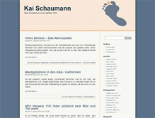 Tablet Screenshot of kai-schaumann.de